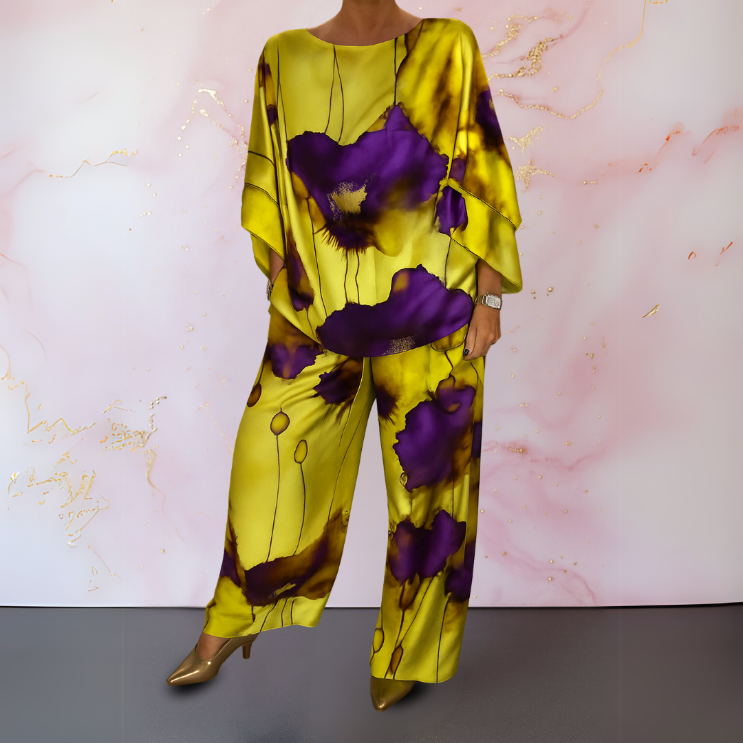 Zafira | Flowing Floral Two-Piece Set