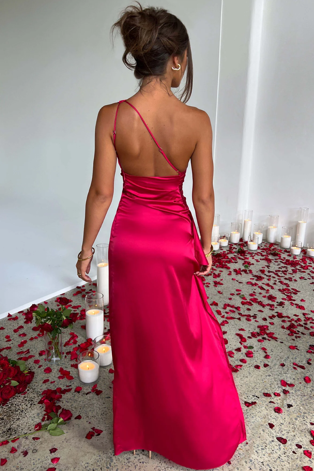 Scarlett | One-Shoulder Maxi Dress with Split