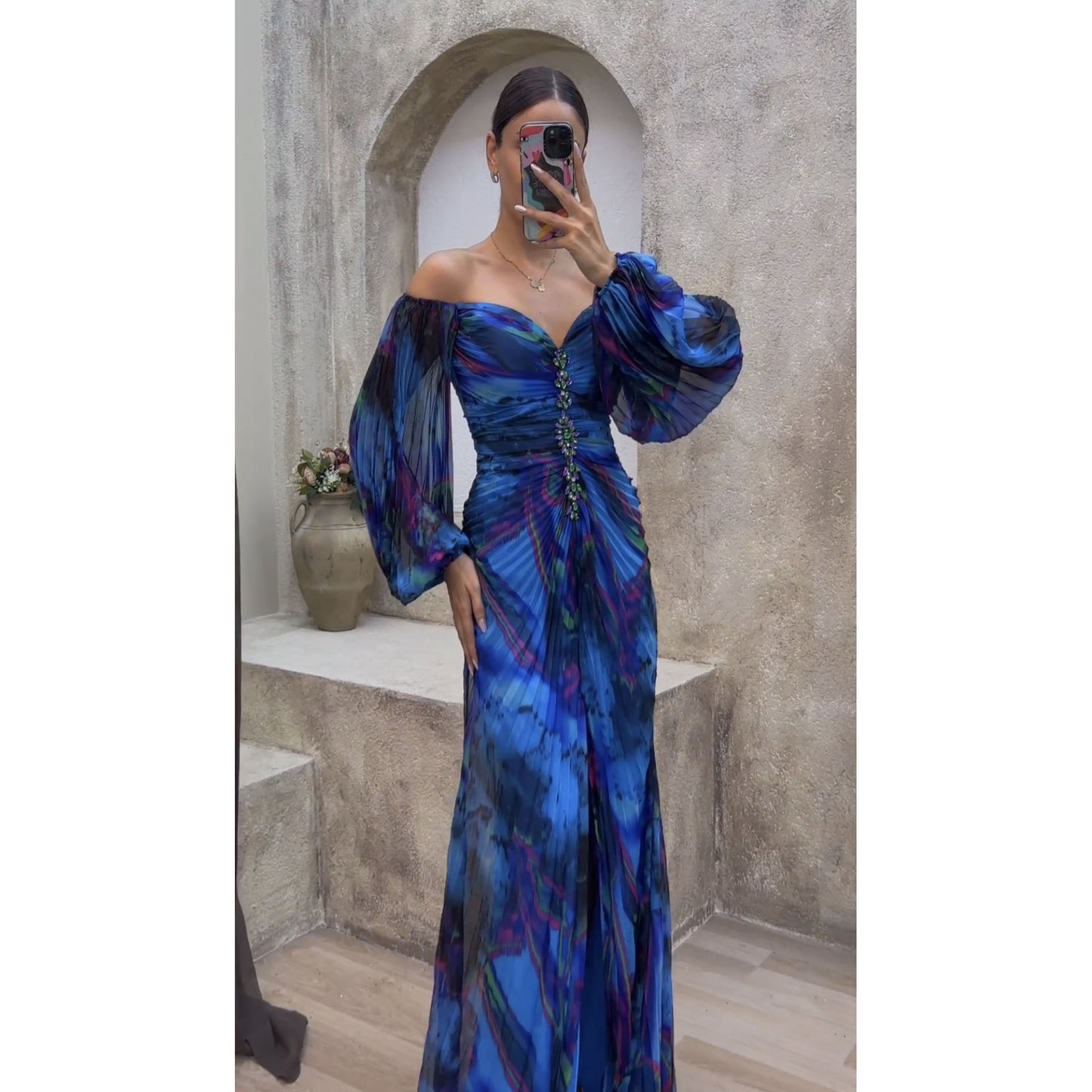 Maëlle | Glamorous V-Neck Maxi Dress