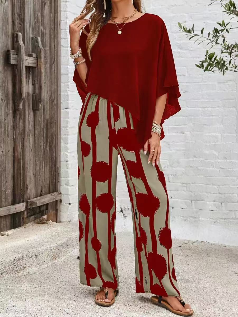 Lexa | Comfortable Elastic Waist Two-Piece Set