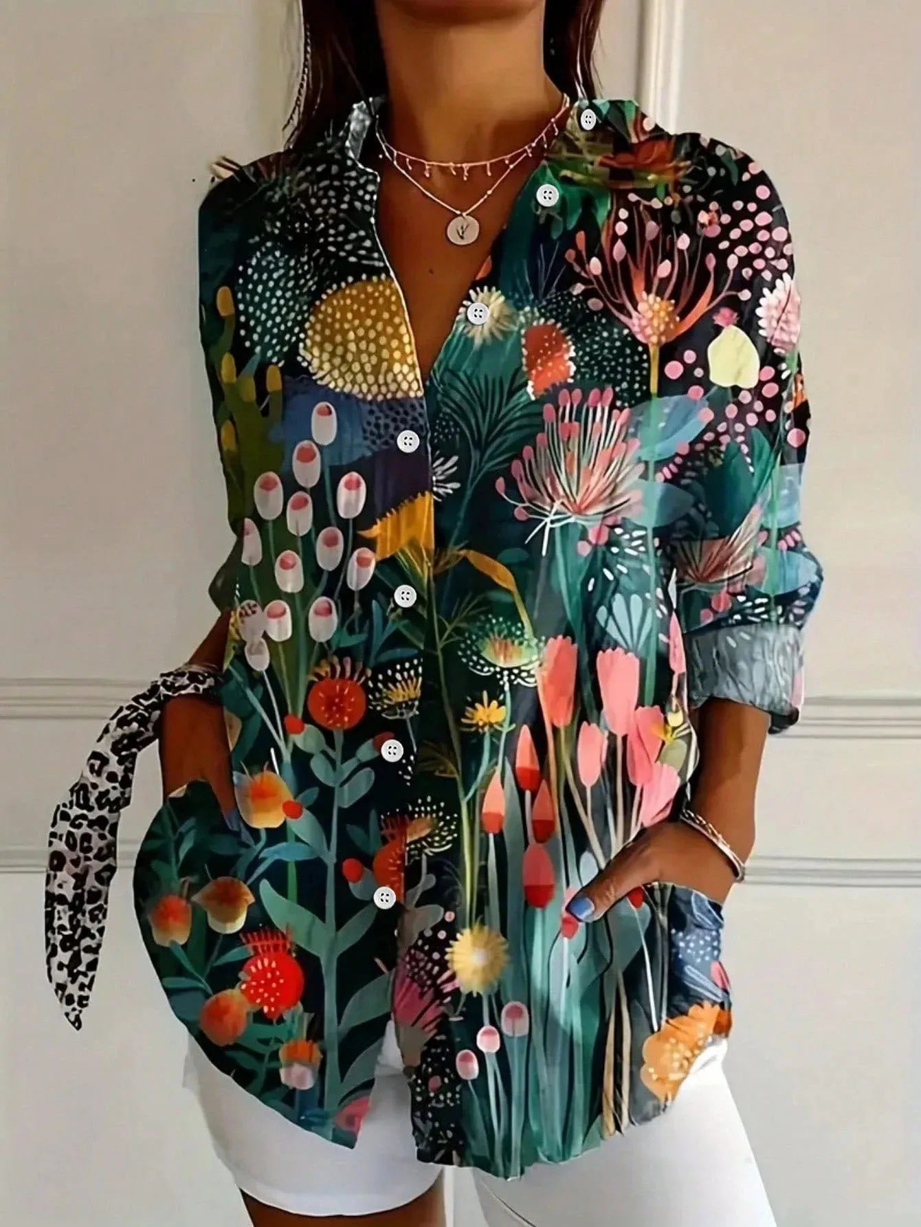 Paloma | Artistic Print Blouse