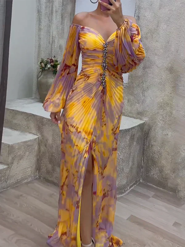 Maëlle | Glamorous V-Neck Maxi Dress