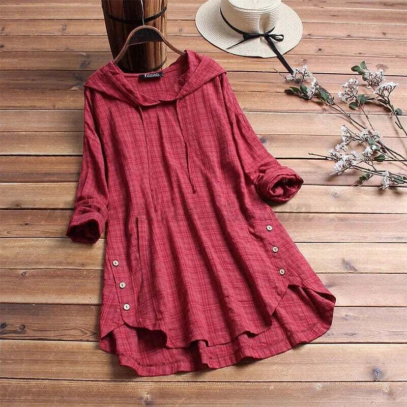 Kaia | Casual Tunic Dress with Hood