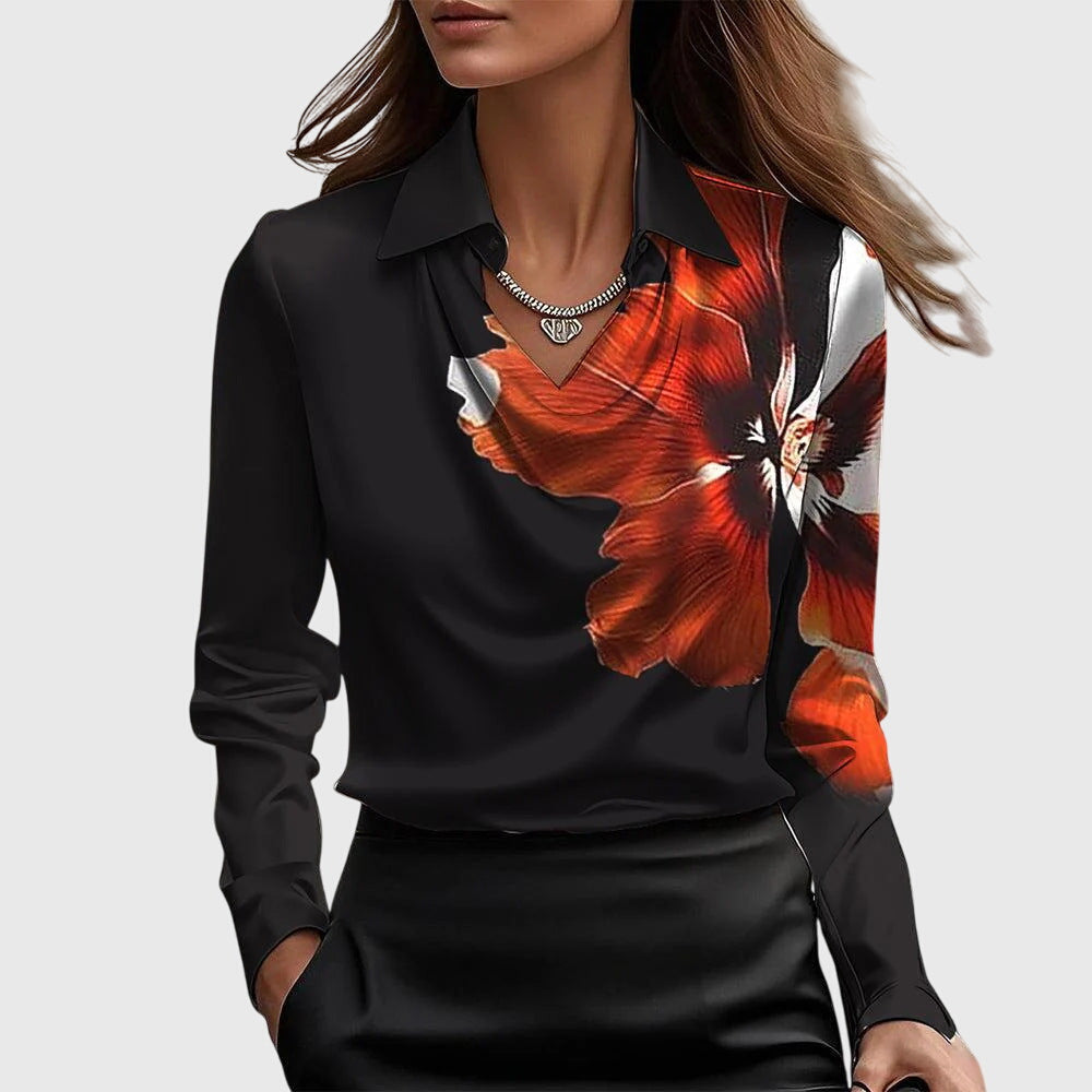 Elanora – Elegant Shiny Blouse