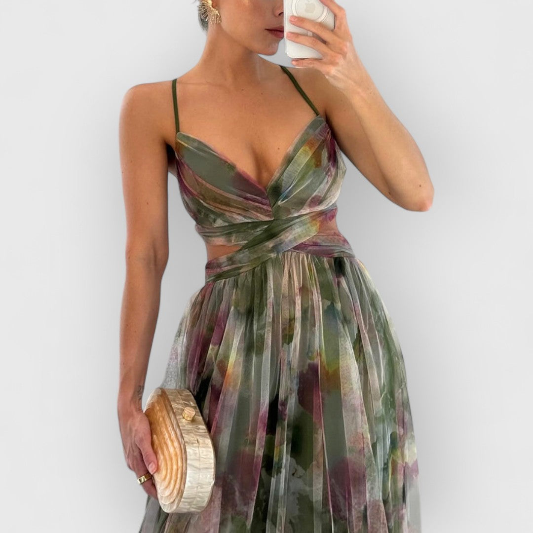 Dani | Maxi Dress with Floral Print