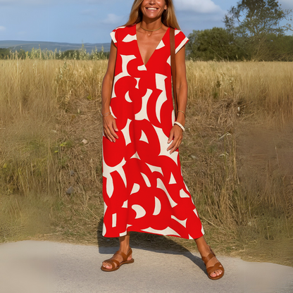Kaelen | Timeless V-Neck Midi