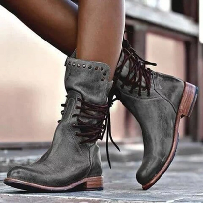 Rowan | Timeless Lace-Up Boots