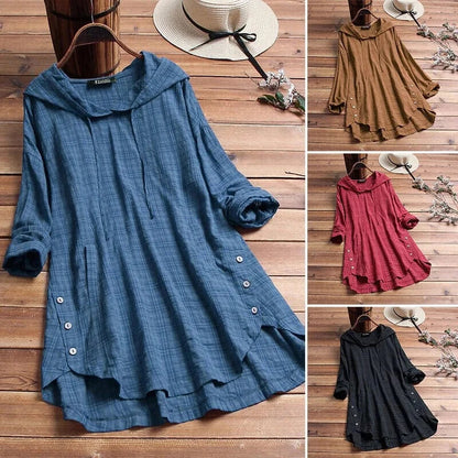 Kaia | Casual Tunic Dress with Hood