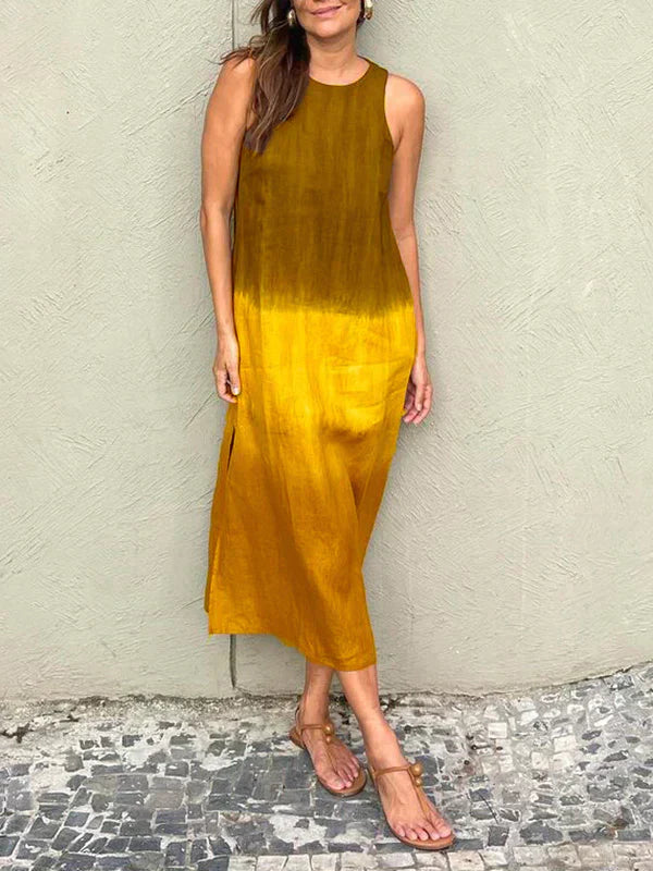 Milly | Elegant Dress with Natural Print