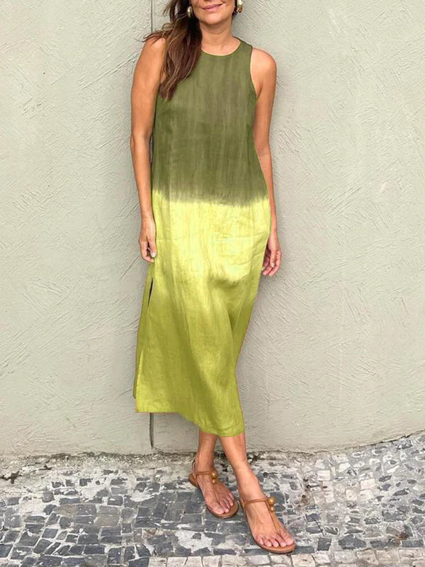 Milly | Elegant Dress with Natural Print