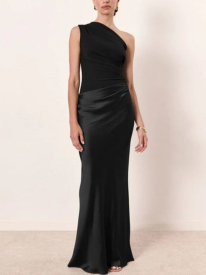 Savannah | Elegant One-Shoulder Maxi Dress