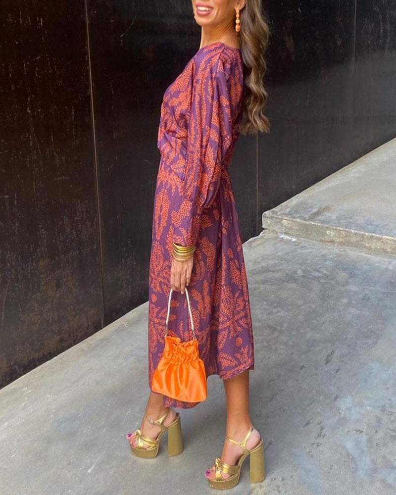 Calista | Boho Chic Midi Dress