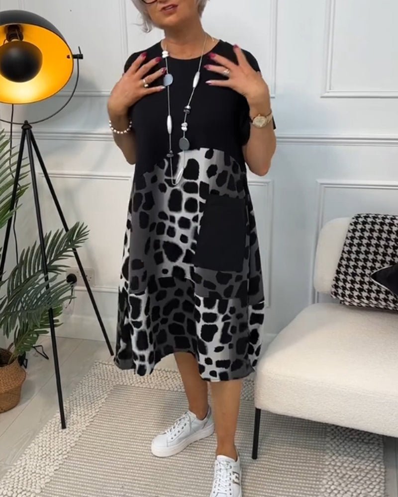 Evie | Casual Print Dress