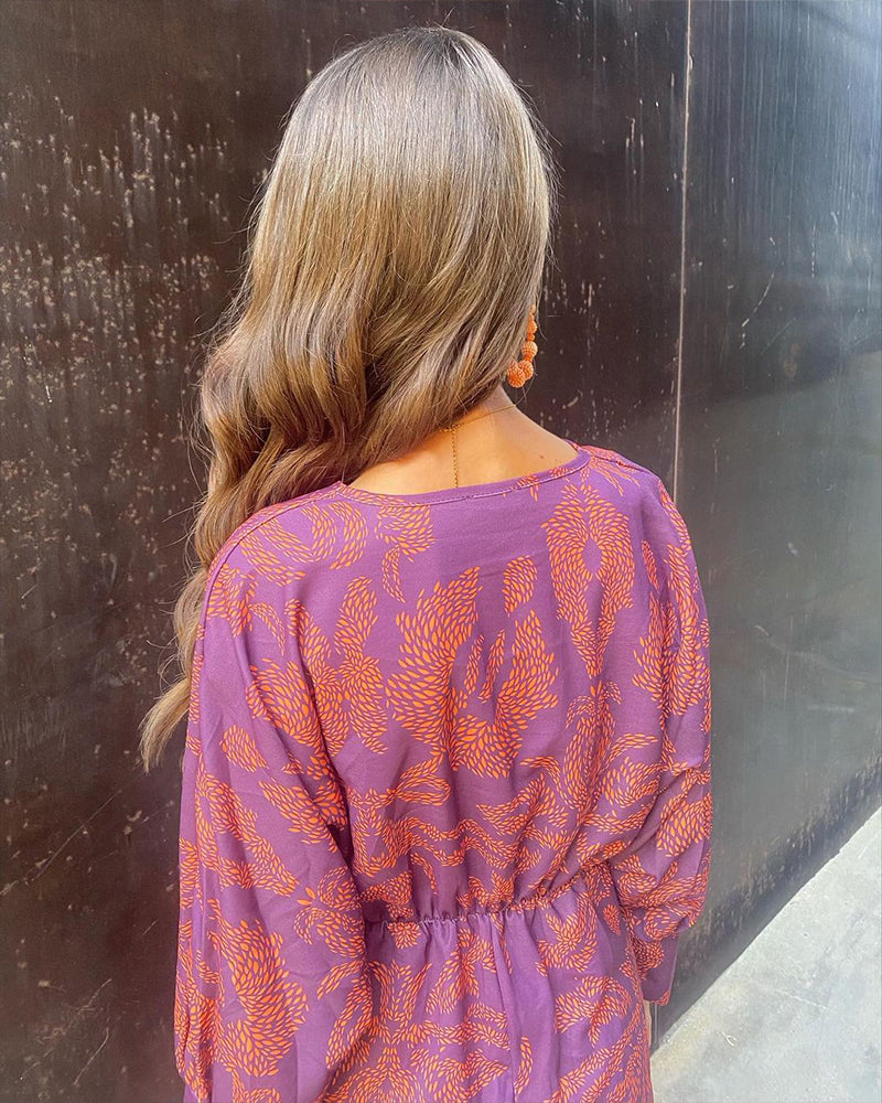 Calista | Boho Chic Midi Dress
