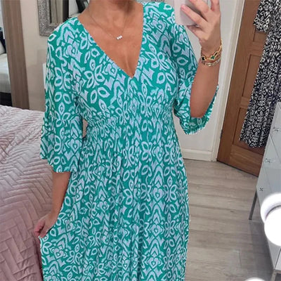 Sofia | Bold Boho Print Dress