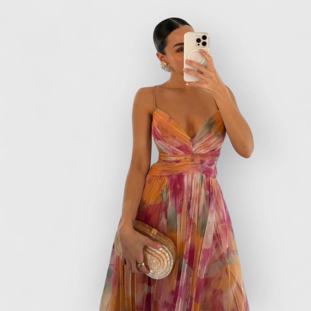 Dani | Maxi Dress with Floral Print