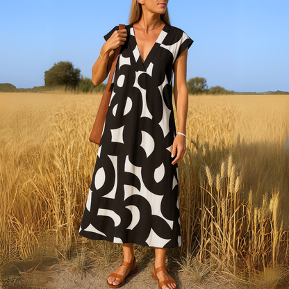 Kaelen | Timeless V-Neck Midi