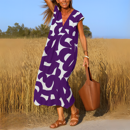 Kaelen | Timeless V-Neck Midi