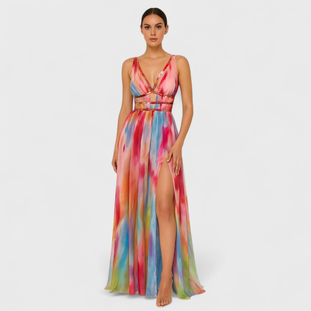 Anna | Painted Long Dress