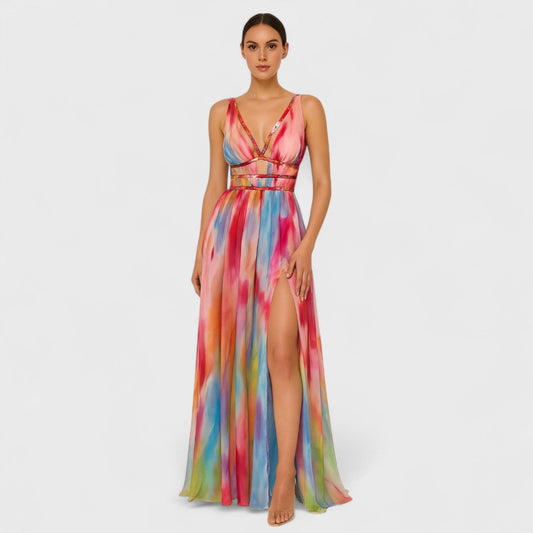 Anna | Painted Long Dress