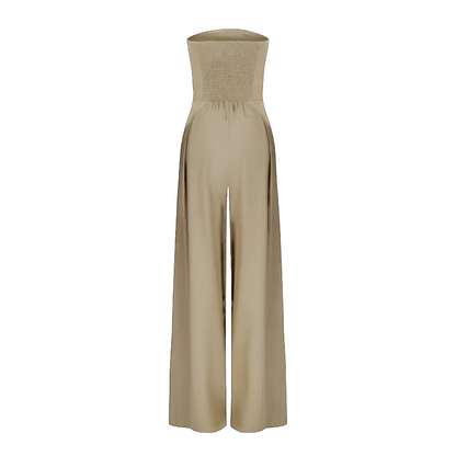 Maris | Strapless Wide-Leg Jumpsuit