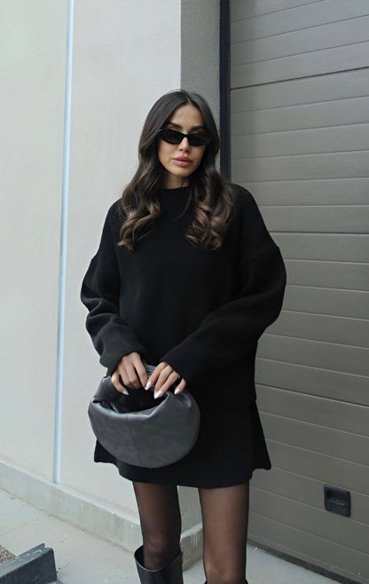 Aubrey | Knitted Co-ord – Sweater & Skirt