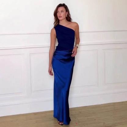 Savannah | Elegant One-Shoulder Maxi Dress