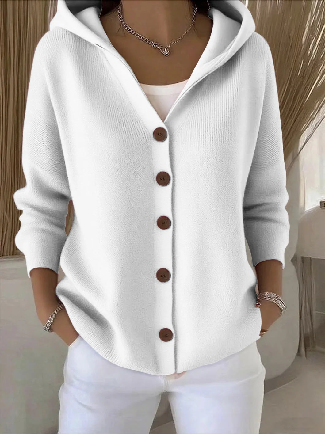 Flora | Relaxed Long Sleeve Cardigan
