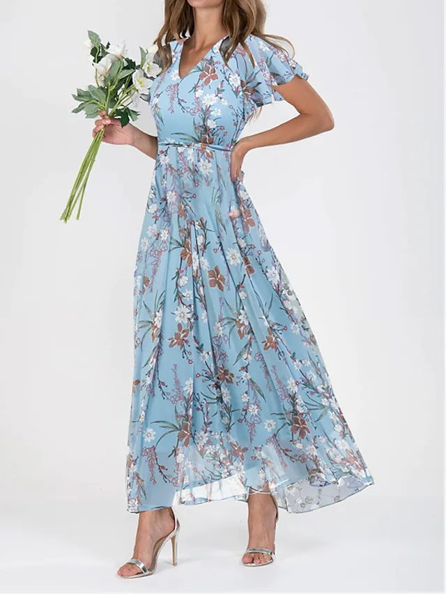 Evalina | Graceful Flow Maxi Dress