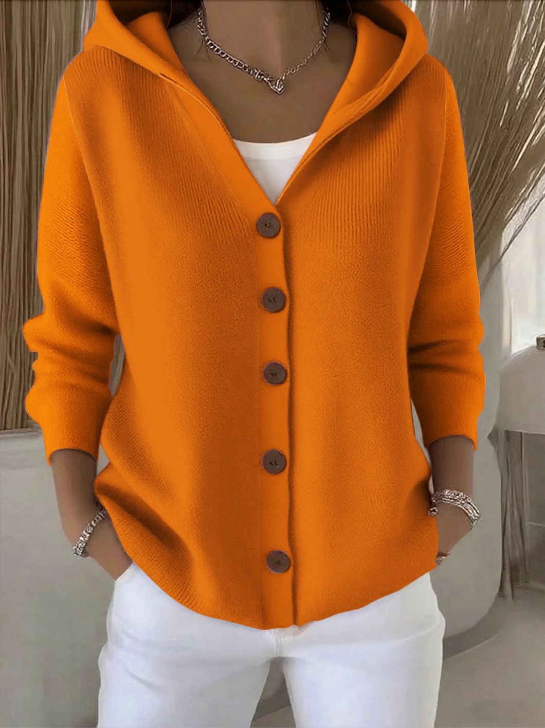 Flora | Relaxed Long Sleeve Cardigan