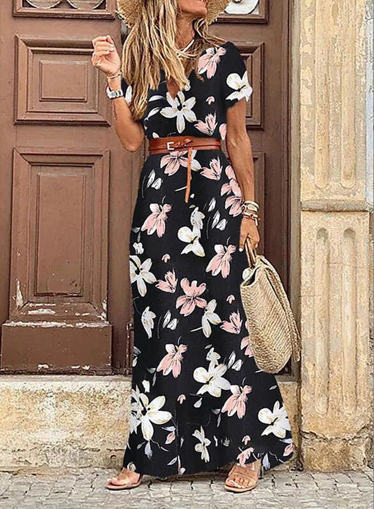 Lola | Flowing boho maxi dress