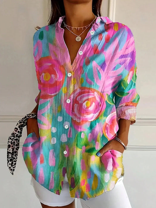 Paloma | Artistic Print Blouse