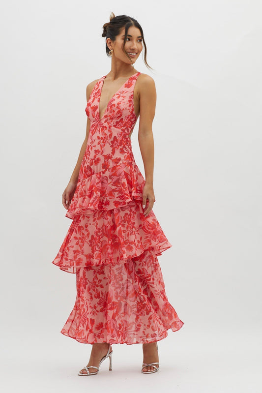 Valentina | Bloom Shift Midi Dress