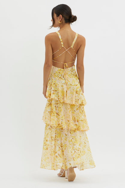 Valentina | Bloom Shift Midi Dress