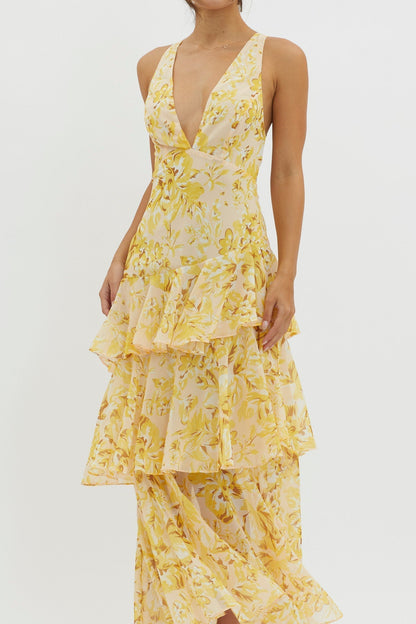 Valentina | Bloom Shift Midi Dress