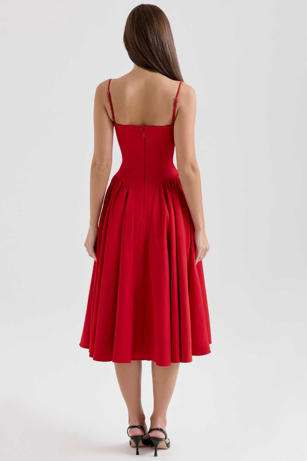 Lilly | Corset Midi Dress