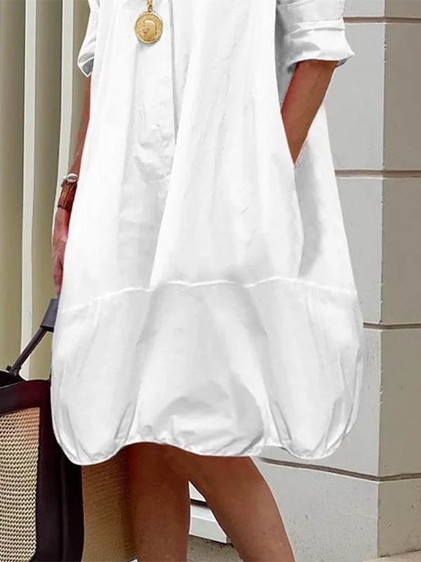 Senna | Modern Relaxed Shirt Dress