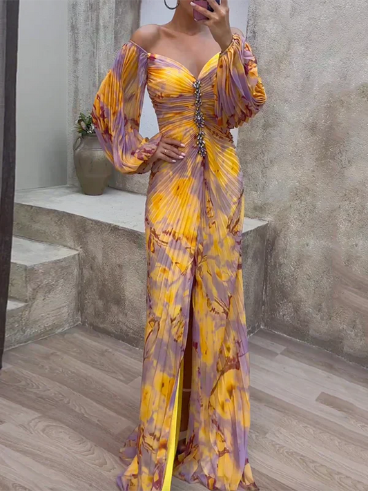 Maëlle | Glamorous V-Neck Maxi Dress