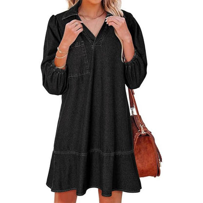 Leni | Casual Denim Dress