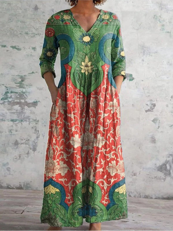Shayla | Vintage Maxi-jurk
