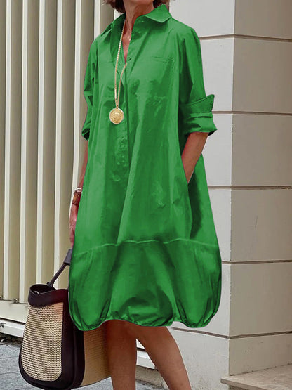 Senna | Modern Relaxed Shirt Dress