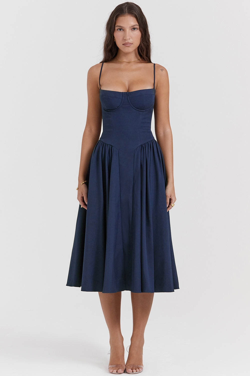 Lilly | Corset Midi Dress
