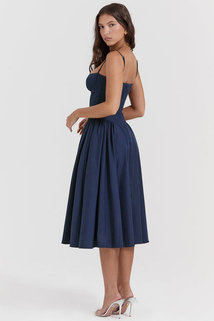 Lilly | Corset Midi Dress