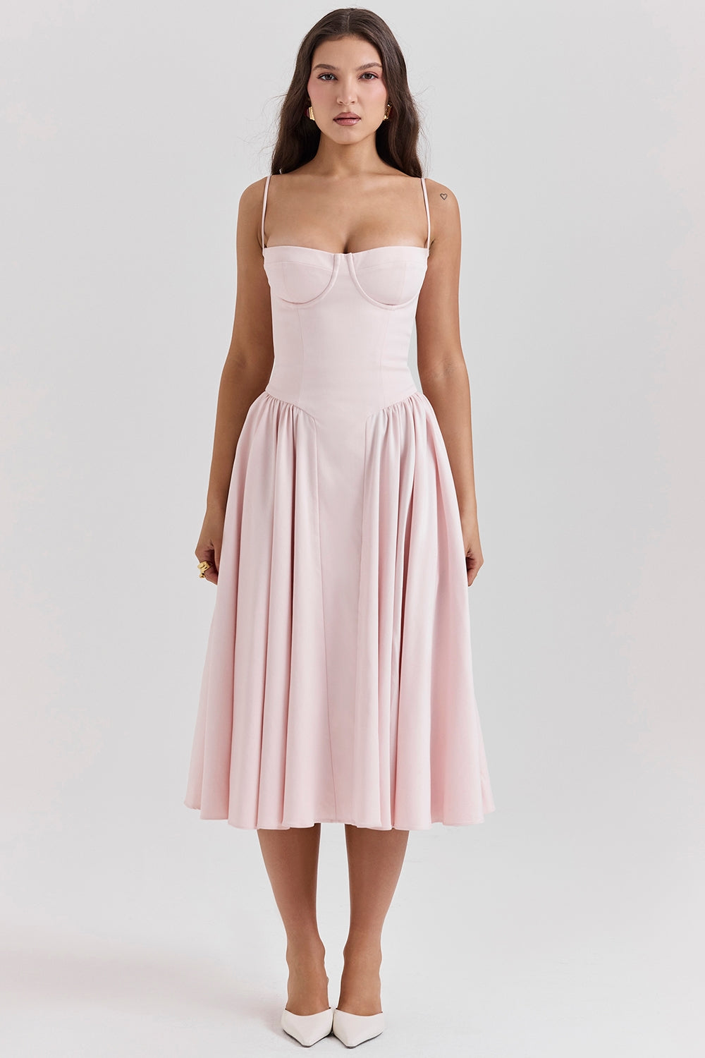 Lilly | Corset Midi Dress