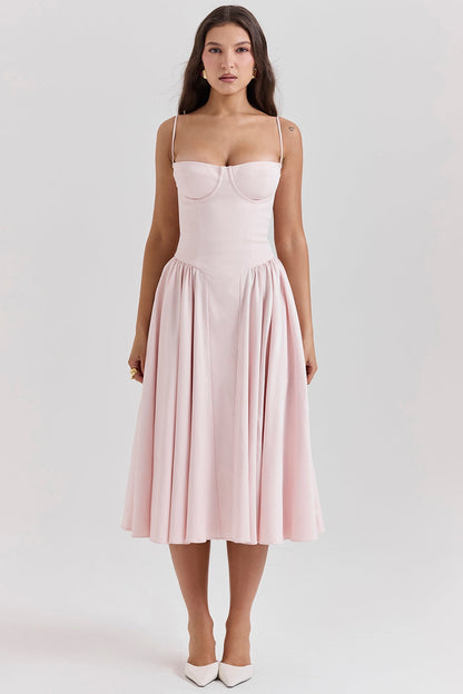 Lilly | Corset Midi Dress