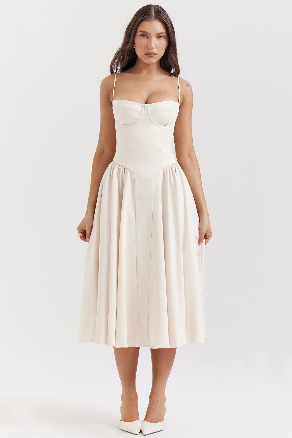 Lilly | Corset Midi Dress