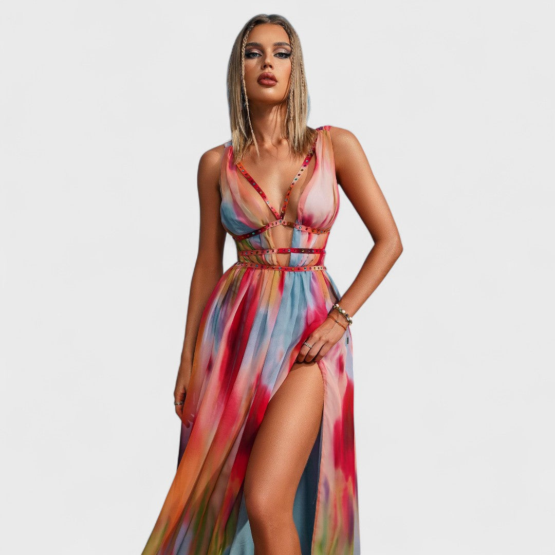 Anna | Painted Long Dress