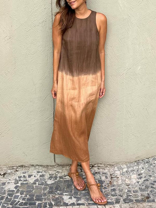 Milly | Elegant Dress with Natural Print