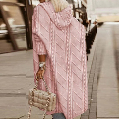Maya | Longline Hooded Cardigan